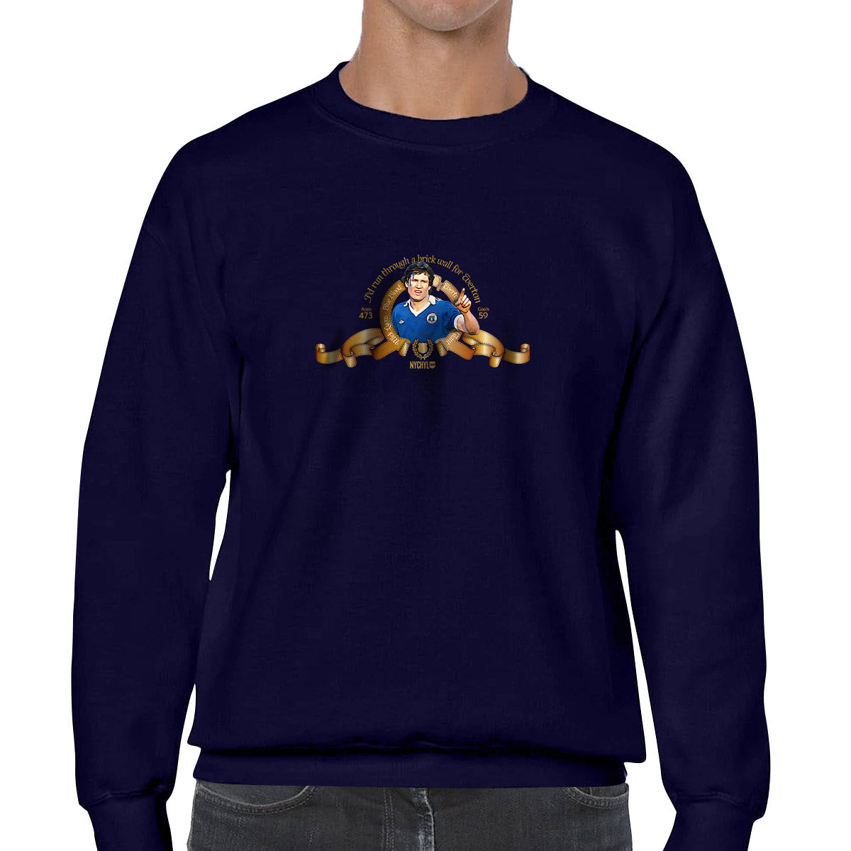 Mick Lyons Sweatshirt - M, NAVY BLUE image