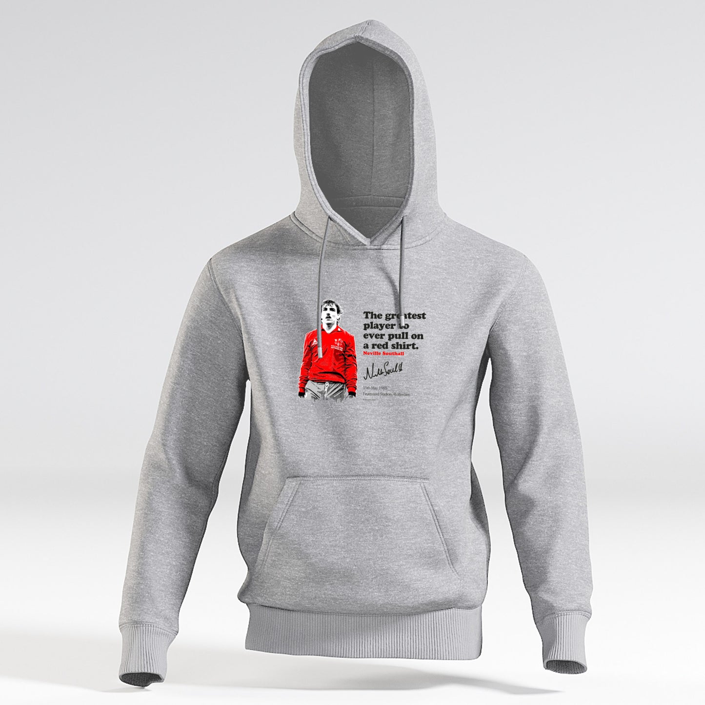 Neville Southall - Red Shirt Hoodie! - XXXXL, Grey image