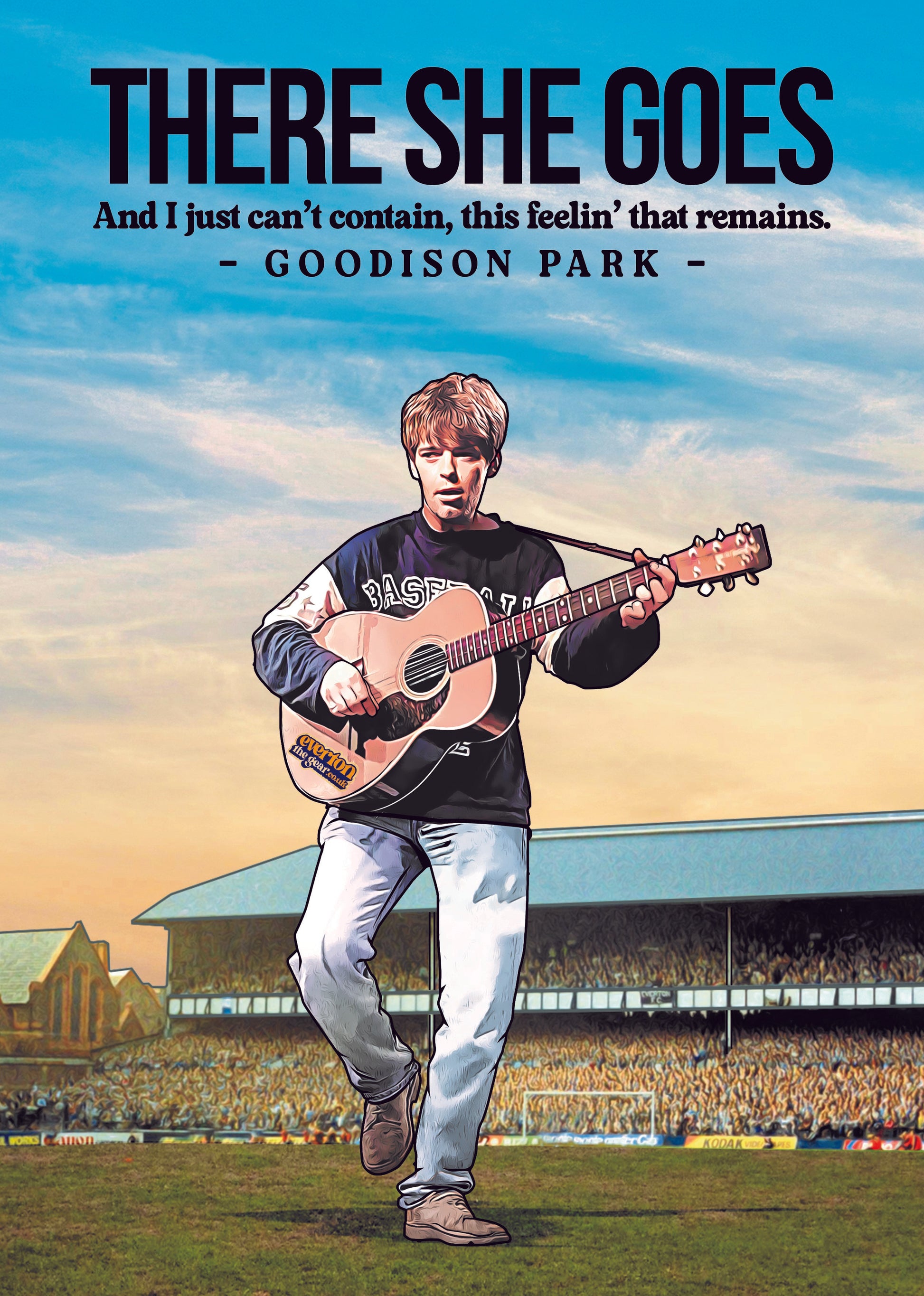 There She Goes A4 Poster image 0