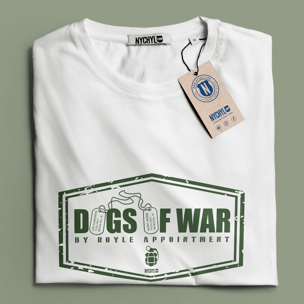 Dogs of War - S, WHITE image