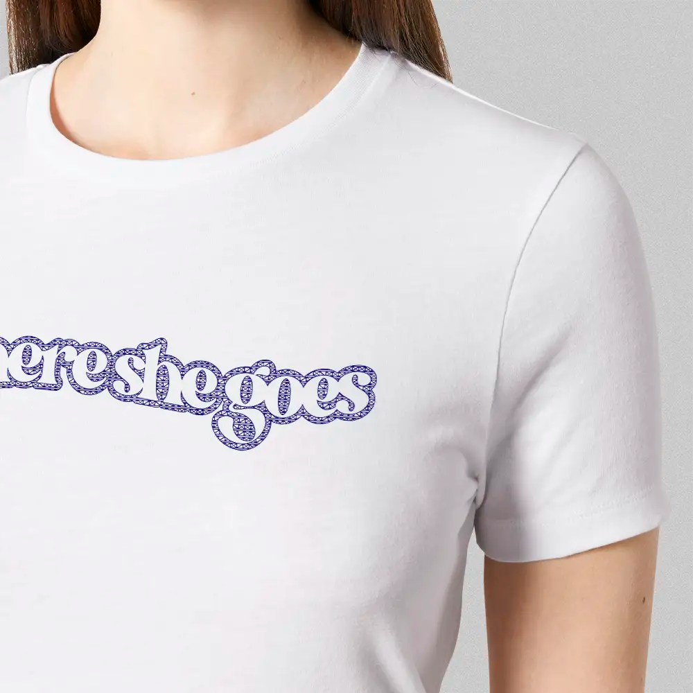 Women's There She Goes - White, S image