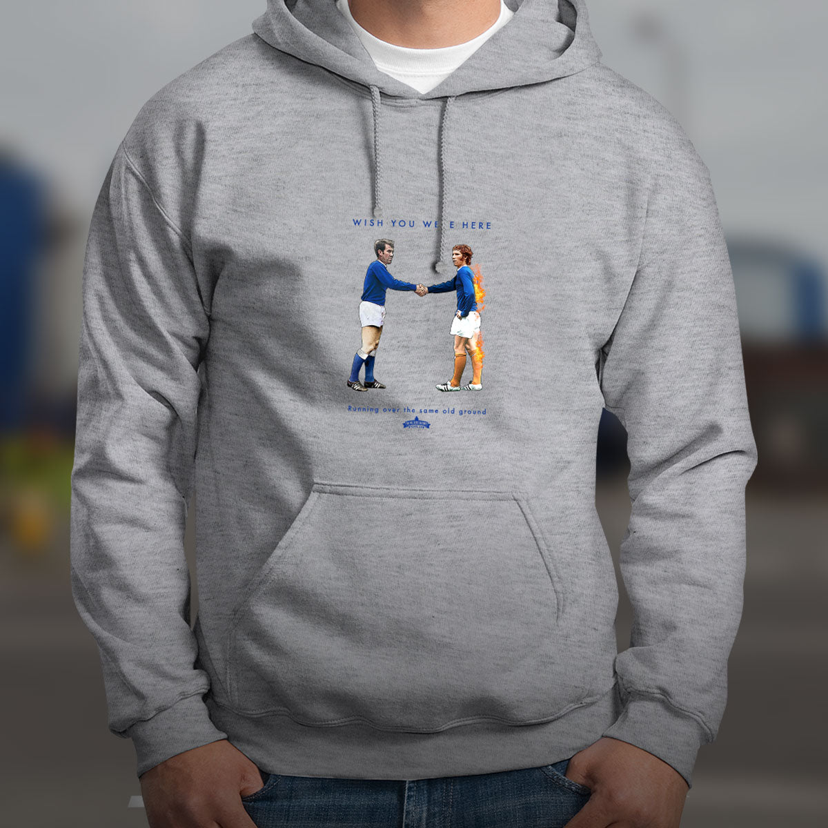 Wish You Were Here - Hoodie - S, Grey image