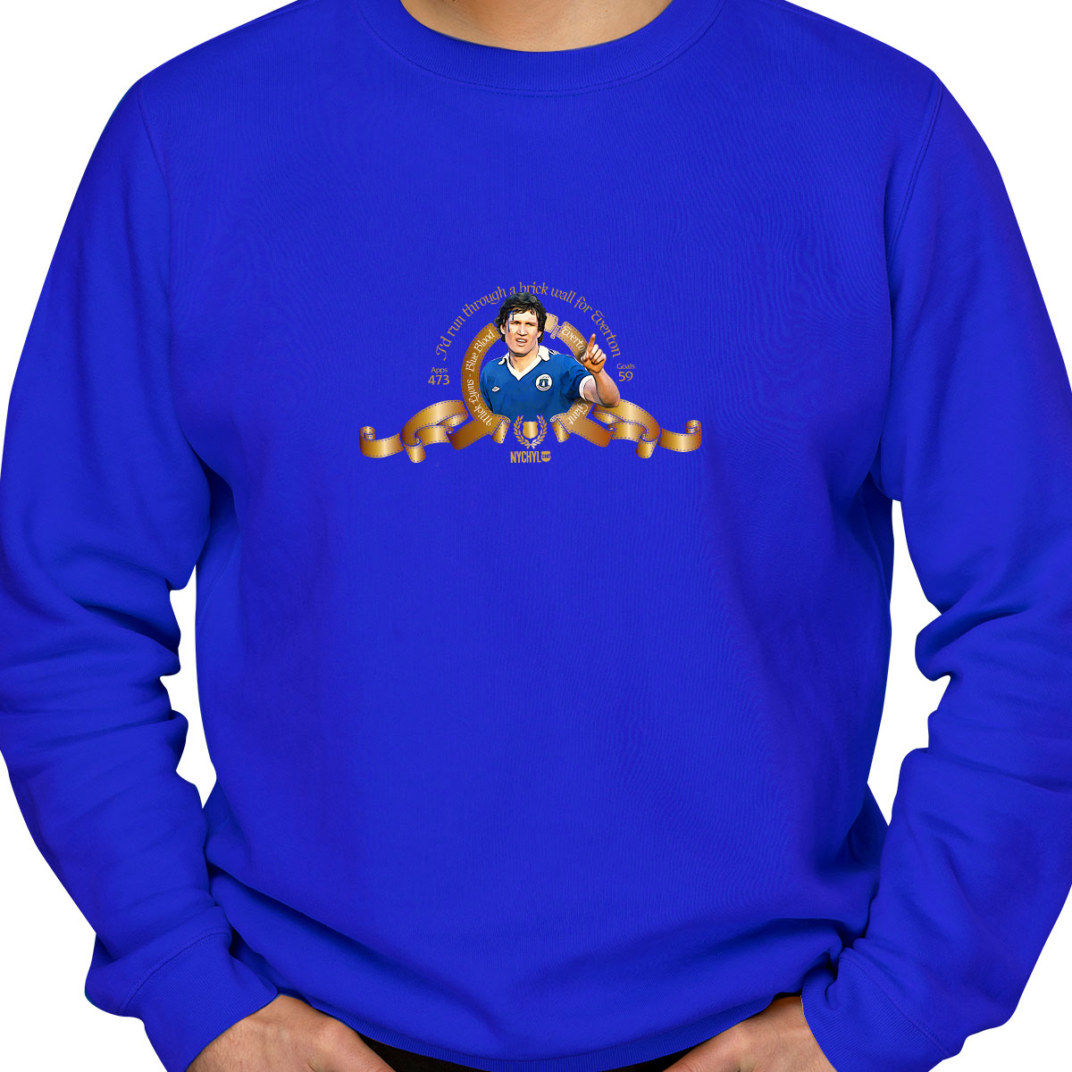 Mick Lyons Sweatshirt - S, ROYAL BLUE image