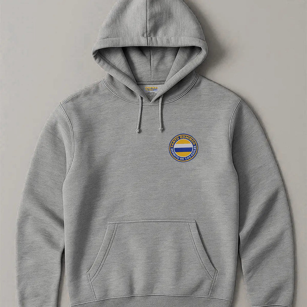 Santo Domingo Embroidered Crest Hoodie - XXXXL, Grey image