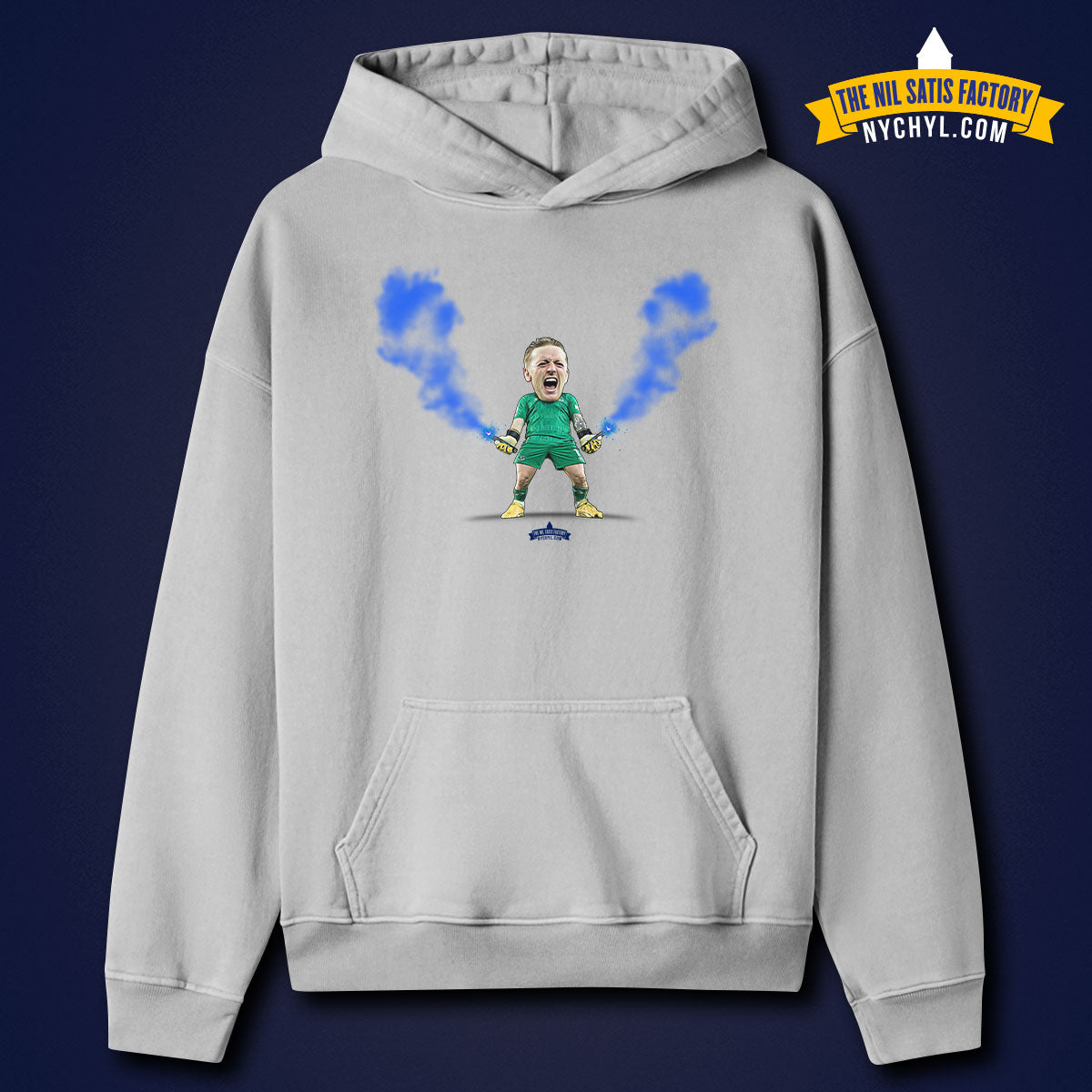 Jordan Pickford Kids Hoodie - 5-6, GREY image