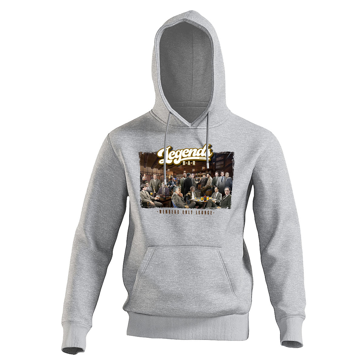 Hoodie - Legends Bar - GREY, XL image