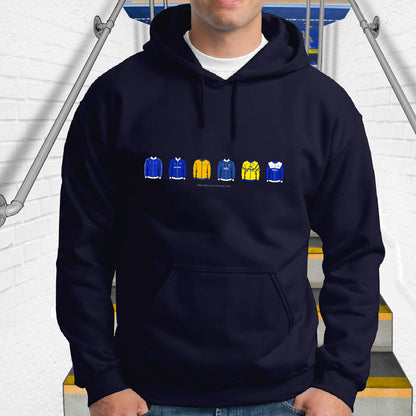 Retro trackie - Hoodie - M, Navy Blue image