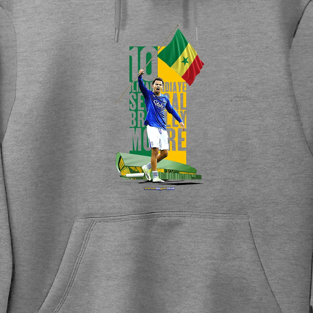 Iliman Ndiaye Hoodie - S, Grey image