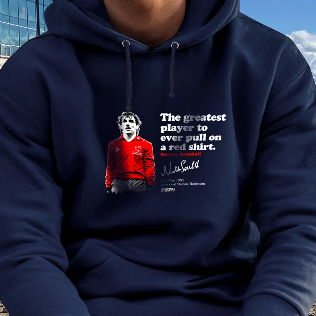 Neville Southall - Red Shirt Hoodie! image 0 Main image