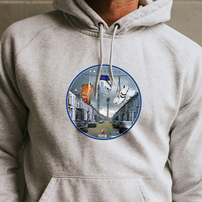 Hoodie - L4 Leather - XXXXXL, GREY image