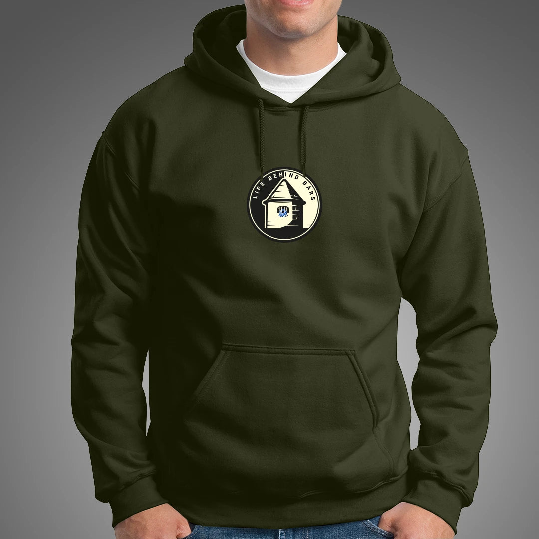 Life Behind Bars Hoodie - S, Khaki image