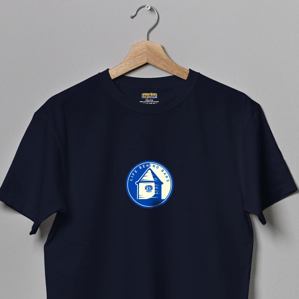 Life Behind Bars - L, Navy Blue image
