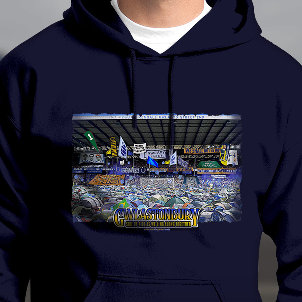 GWLASTONBURY - Hoodie - S, Navy Blue image